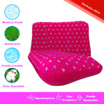 Almohada Infantil Viscoelástica Ortopédica Rosa