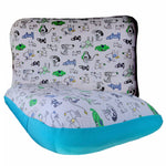 Almohada Infantil Viscoelástica Ortopédica Azul