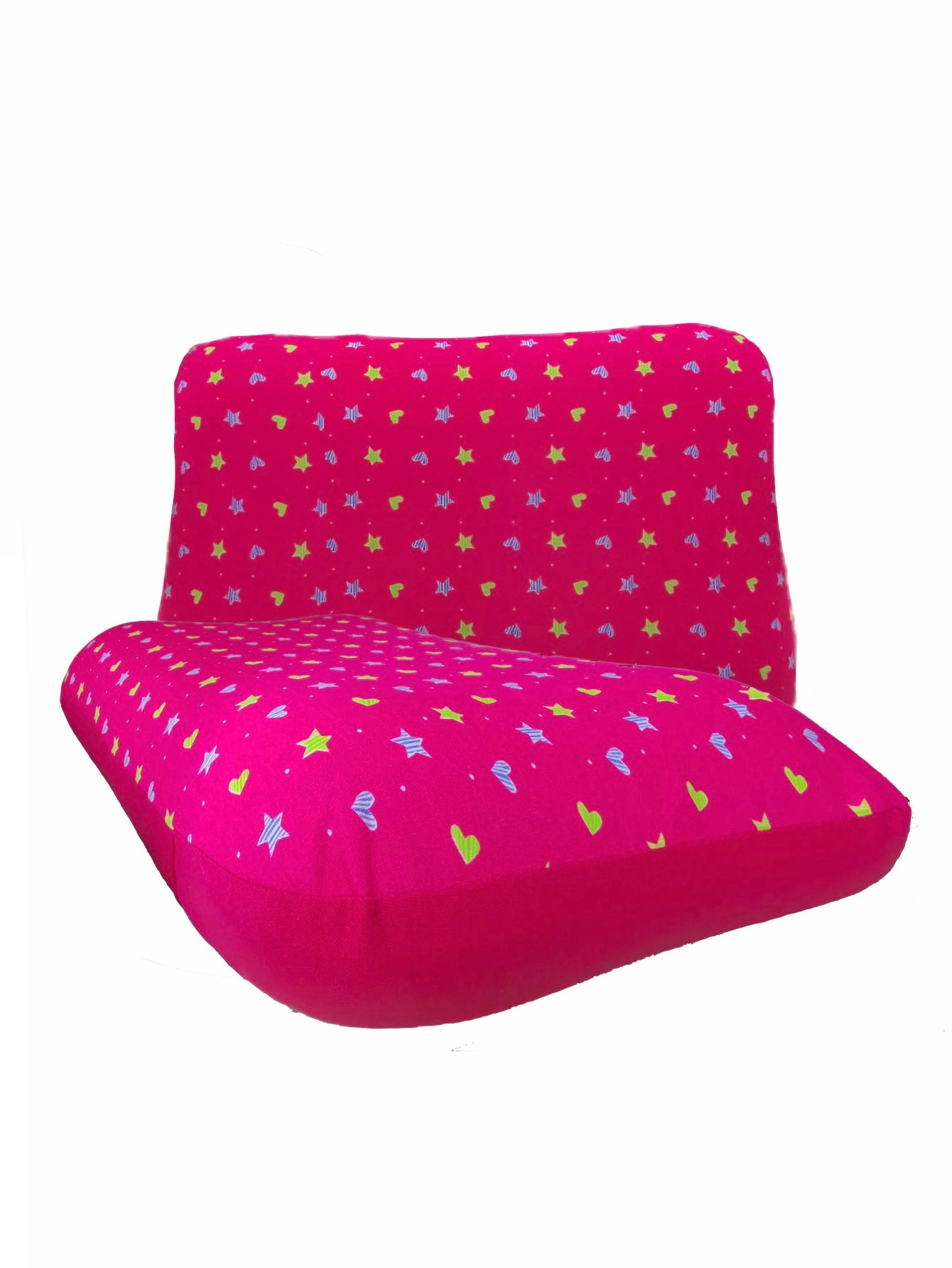 Almohada Infantil Viscoelástica Ortopédica Rosa