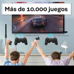 GameStick® Consola 4K + 10.000 Juegos de 9 Consolas + 2 Mandos 🎮