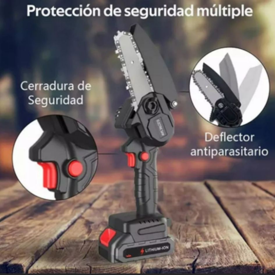 Motosierra Recargable Eléctrica